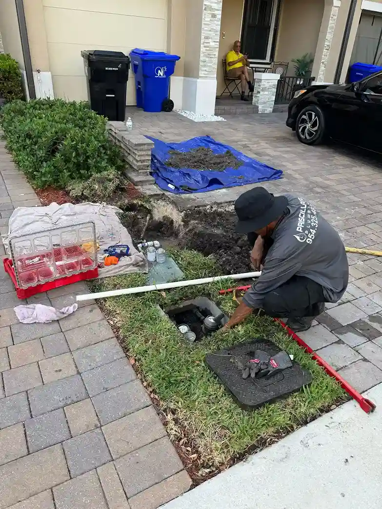 Water leak detection and repair services.