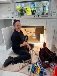 Emergency plumbing work by Priscilla's Plumbing.