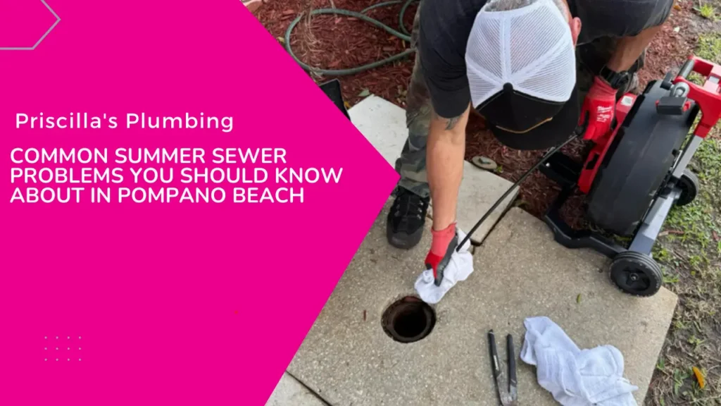 Common Summer Sewer Problems featured image.